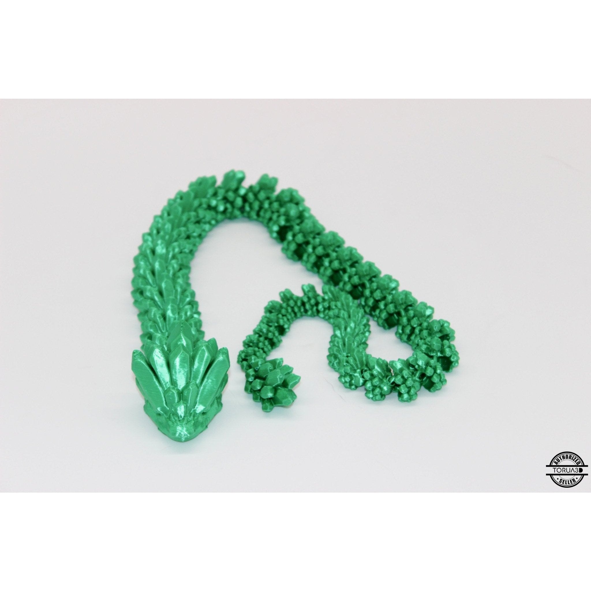 Crystal Snake Fidget Toy - 3D Printed Articulated Snake