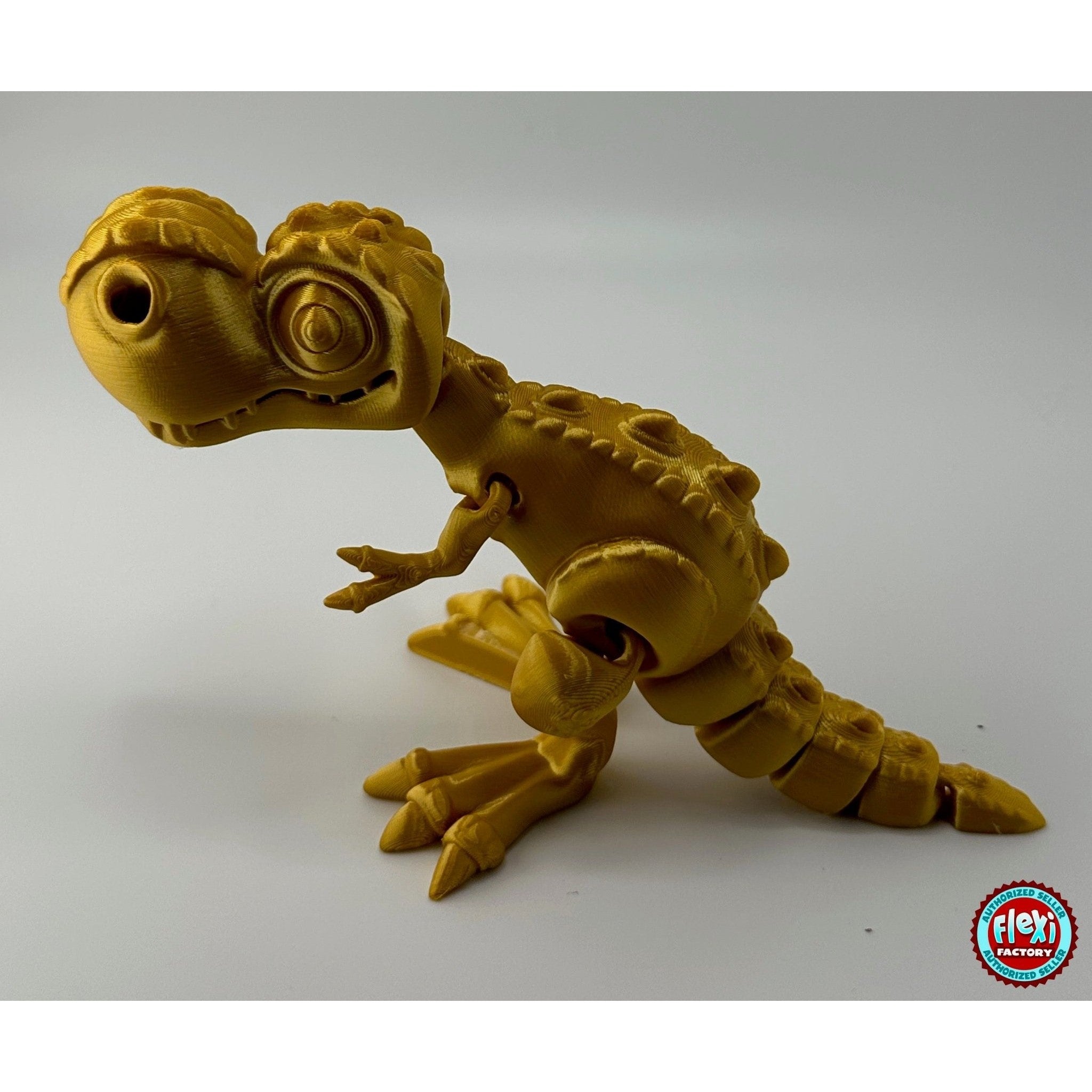 Dinosaur Fidget Toy - Articulated Dinosaur - 3D Printed Dinosaur - Sensory Stress Fidget