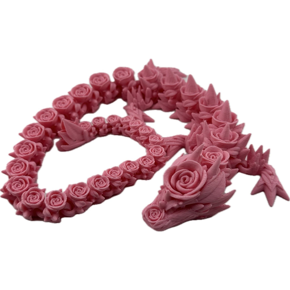 Rose Dragon Fidget Toy - 3D Printed Articulated Dragon