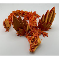 Rose Wing Dragon Fidget Toy - 3D Printed Articulated Dragon