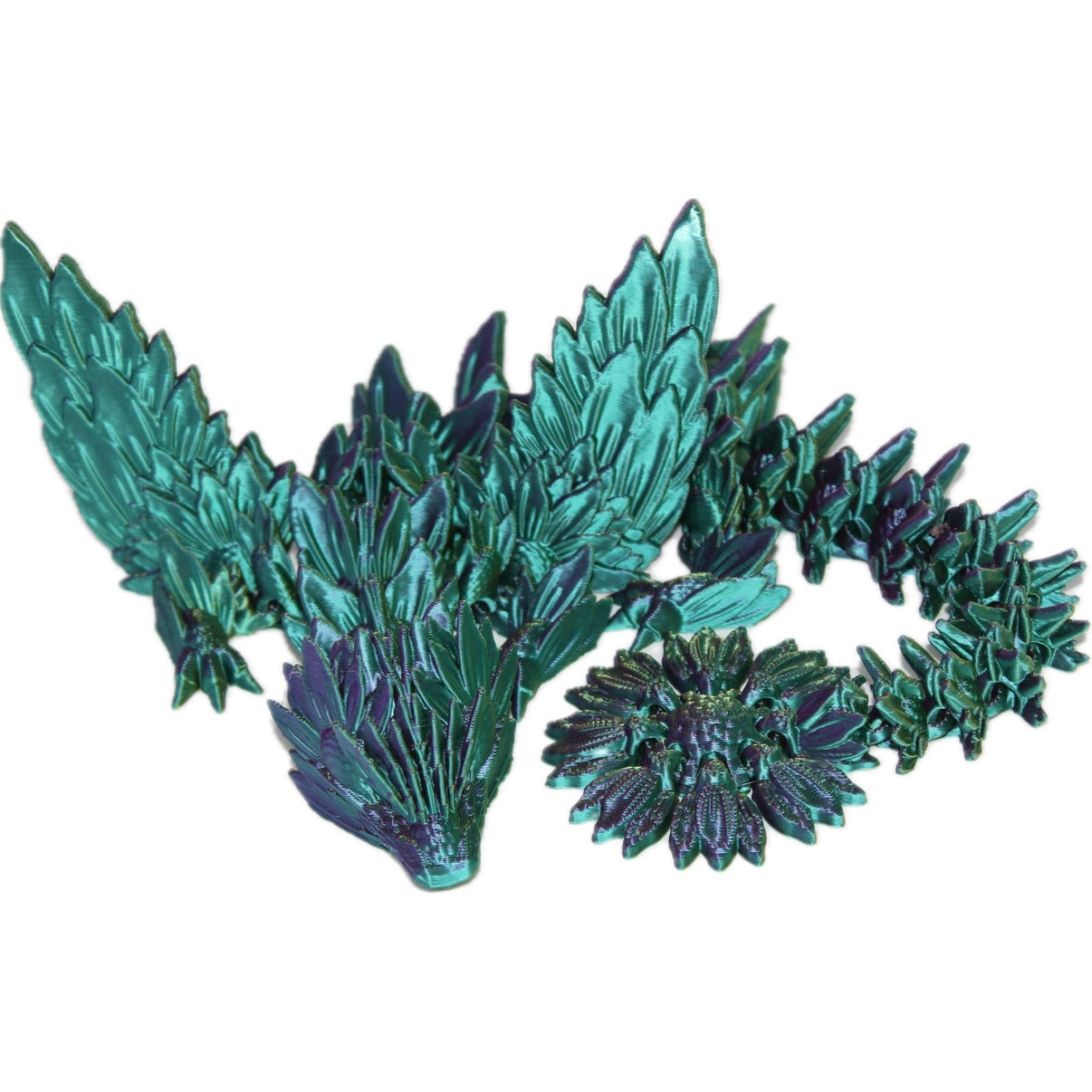 Sunflower Wing Dragon Fidget Toy - Articulated Dragon